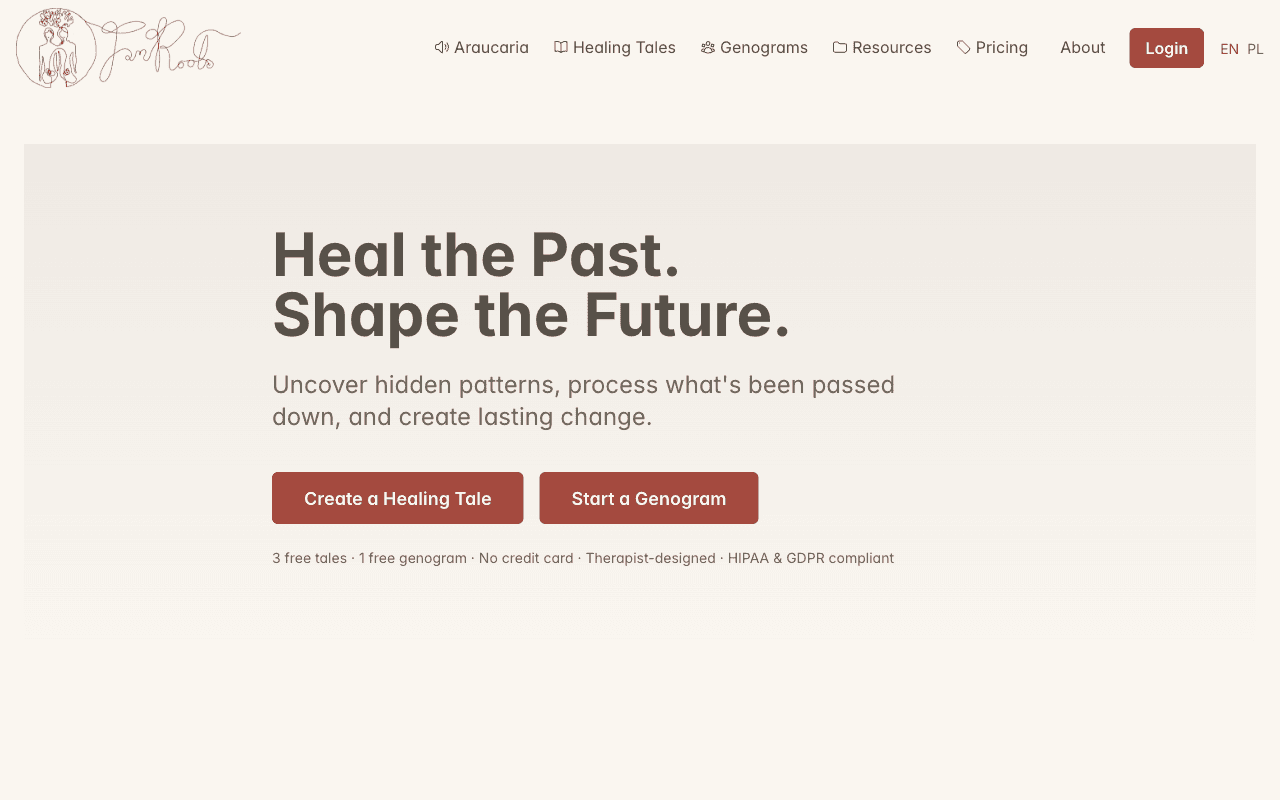 FamRoots screenshot