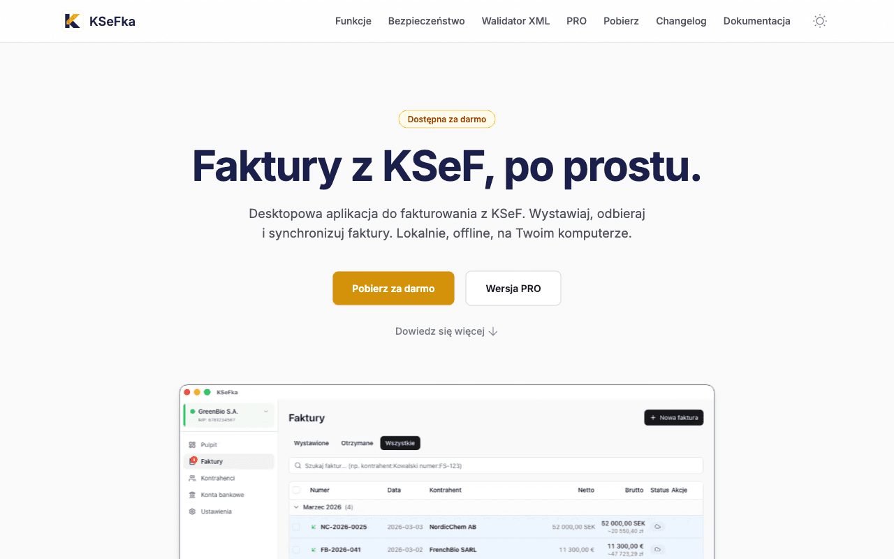 KSeFka screenshot